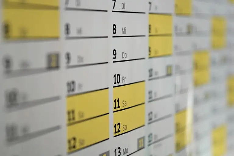 work calendar